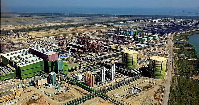 A antiga mineradora TKCSA, a Companhia Siderúrgica do Atlântico (CSA), agora vendida para a Ternium Brasil