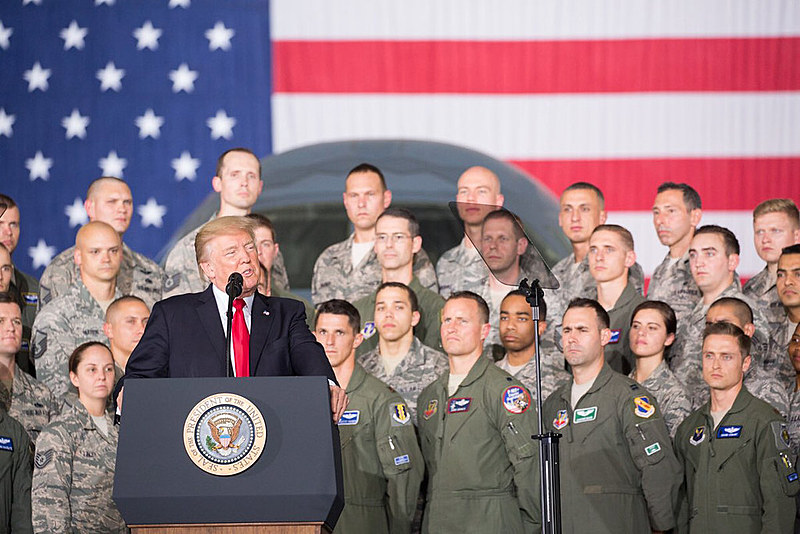Donald Trump no 70º aniversário da Força Aérea dos EUA