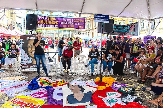 Após os painéis, 8 de Março unitário em Porto Alegre encerra com um Ato Público e caminhada pelas ruas do centro da cidade