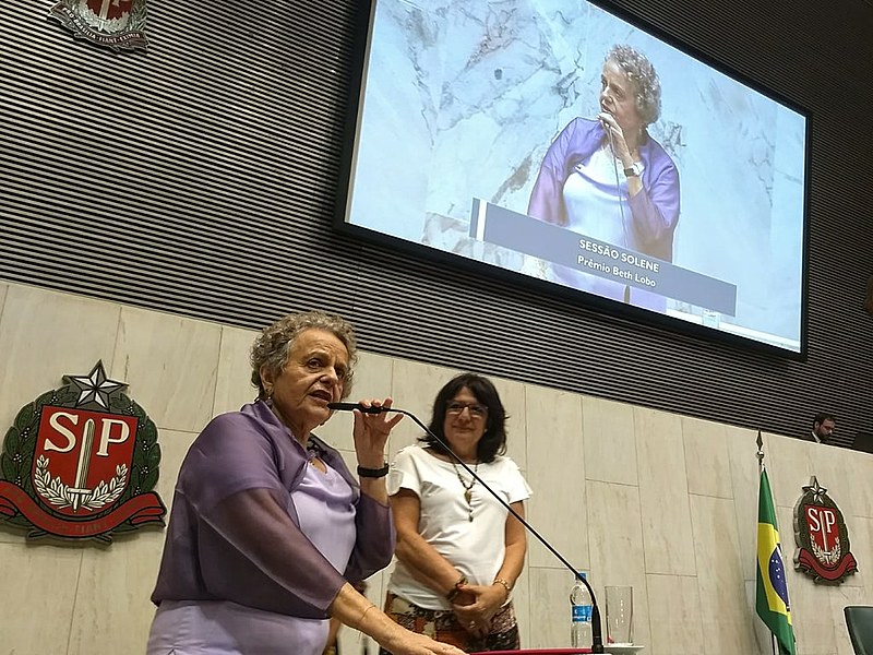 Ex-ministra Eleonora Menicucci representou a ex-presidenta Dilma Rousseff na entrega do prêmio Beth Lobo de Direitos Humanos na Alesp