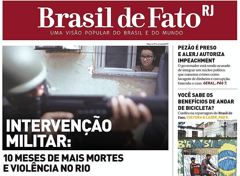 O tabloide é distribuído nas estações de trens e metrô na Central do Brasil, Pavuna, Coelho Neto e nas barcas em Niterói