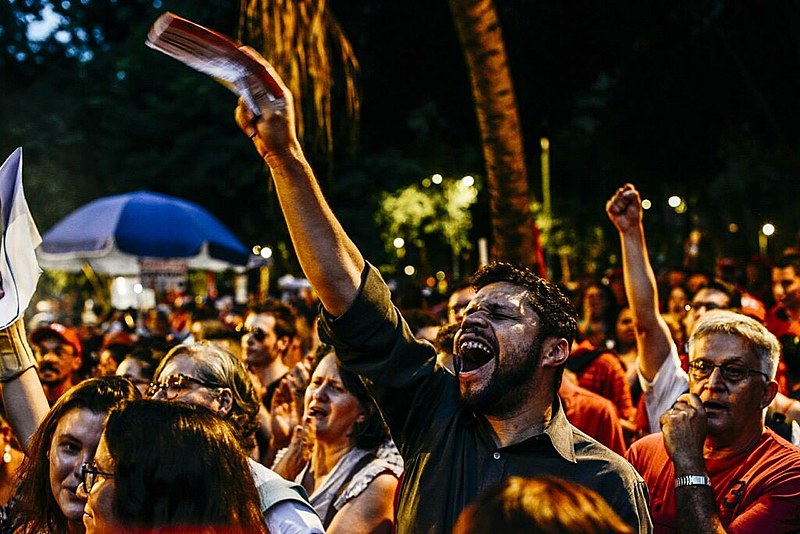 Cerca de 50 mil pessoas participaram de protesto, em São Paulo, após a condenação de Lula em segunda instância