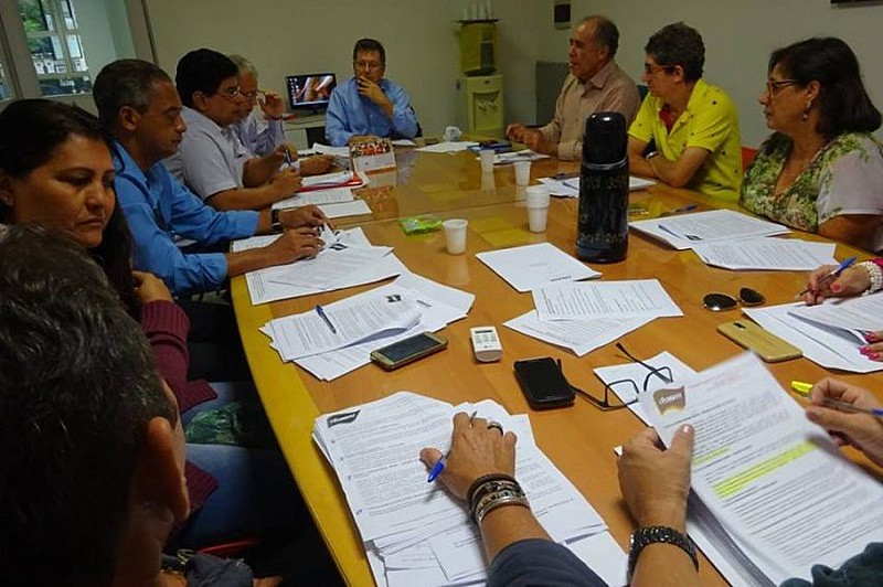 A assembleia, que aconteceu no Hall do Hospital das Clínicas/UFPE