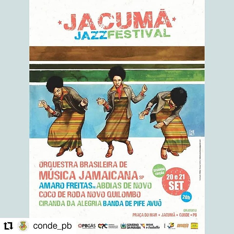 Orquestra Brasileira de Música Jamaicana, Amaro Freitas, Abdias de Novo, o Coco de Roda Novo Quilombo, Ciranda da Alegria e  banda Avuô