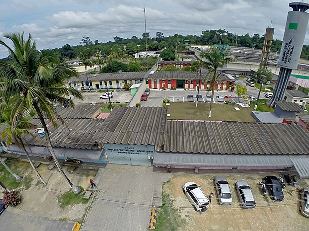 Complexo Prisional Anísio Jobim (Compaj), em Manaus (AM), onde 56 detentos foram assassinados após conflito entre facções criminosas
