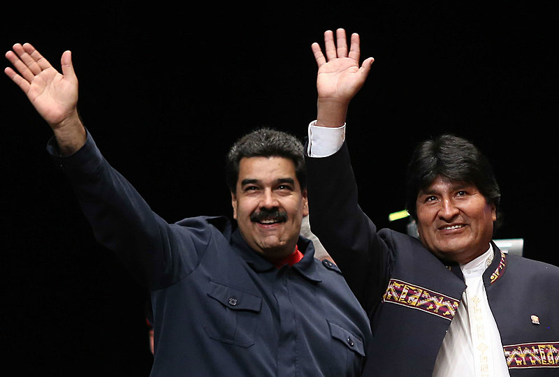 Maduro e Morales enviaram mensagens de solidariedade a Dilma e qualificando o impeachment de golpe