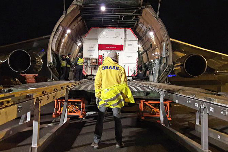 Satélite Geoestacionário embarca para Guiana Francesa