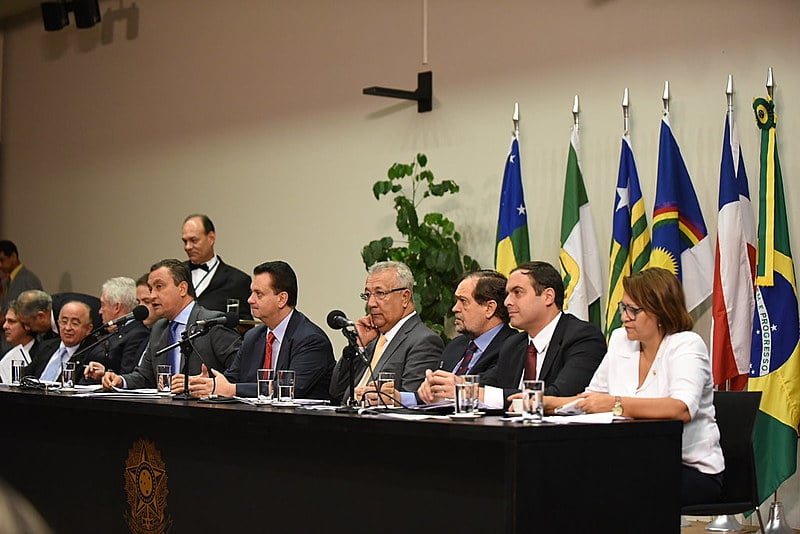 Reunião dos governadores do Nordeste com a bancada federal da região realizada em 2015