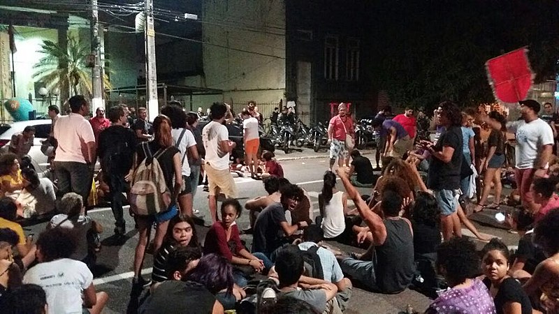 Repressão de ato contra a PEC 55 (antiga PEC 241) em Belém (PA)