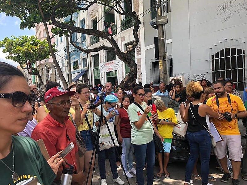 O Armazém do Campo já foi local de muitas manifestações como o banquetaço