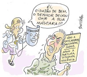 A máscara caiu