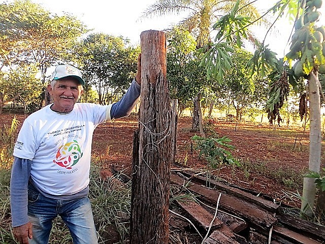 Pedro Rocha no Assentamento 17 de Abril