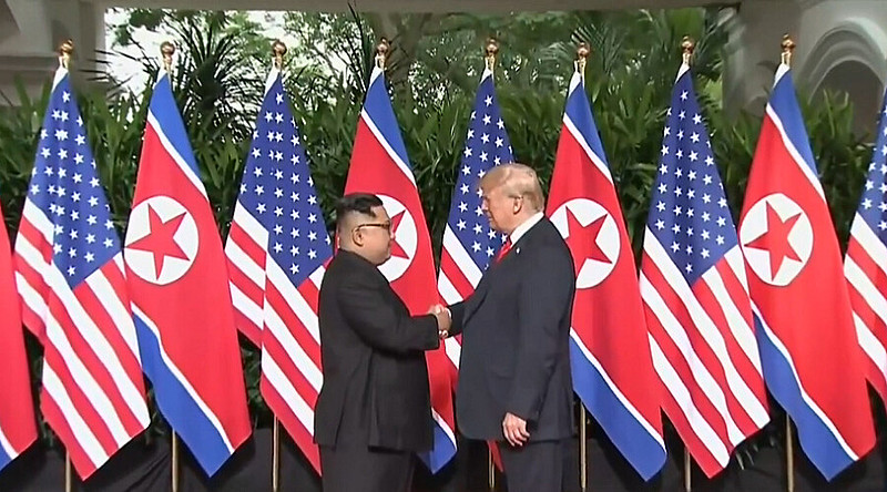 Kim e Trump se encontraram em Singapura
