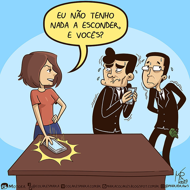 Mensagens divulgadas passam por investigação na Polícia Federal