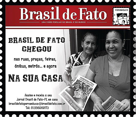 O Brasil de Fato busca apresentar uma visão popular do que acontece na sua cidade, em Pernambuco, no Brasil e no mundo.