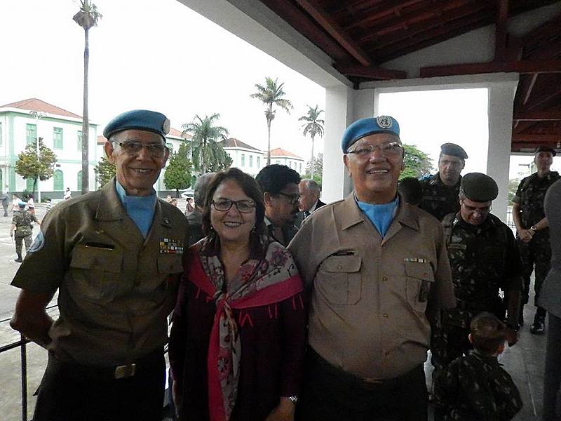 Deputada Jô Moraes participa de evento em homenagem a soldados brasileiros que participaram de missões de paz da ONU