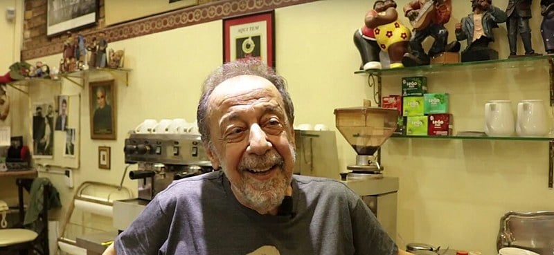Segismundo Bruno é proprietário do Café Sabelucha há mais de 20 anos