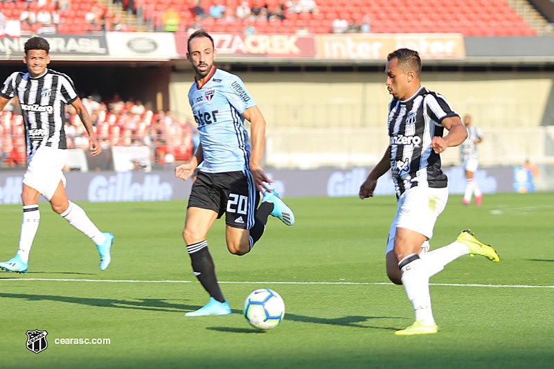 Jogo entre Ceará e São Paulo pela 15ª rodada do Brasileirão foi intensamente comentado na mídia esportiva antes e depois de sua realização.