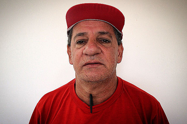 O militante Jaime Amorim, do Movimento dos Trabalhadores Rurais Sem Terra