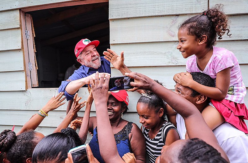Ex-presidente Lula durante a caravana Lula pelo Brasil, edição nordeste