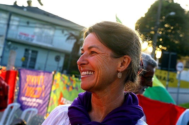Pastora Anete Roese, da Igreja Evangélica de Confissão Luterana no Brasil, IECLB, visita o ex-presidente Lula