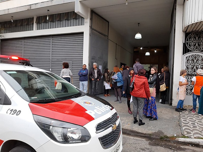 Espaço seguiu com suas atividades após retirada de PMs, que prometeram voltar posteriormente