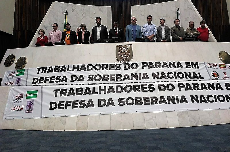 Lançamento da Frente Popular e Parlamentar em defesa da Soberania Nacional aconteceu no último dia 2