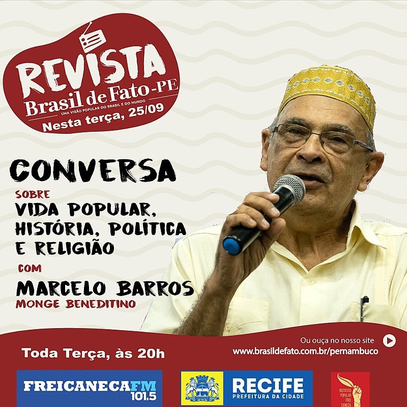Marcelo Barros é militante de movimentos populares e monge beneditino