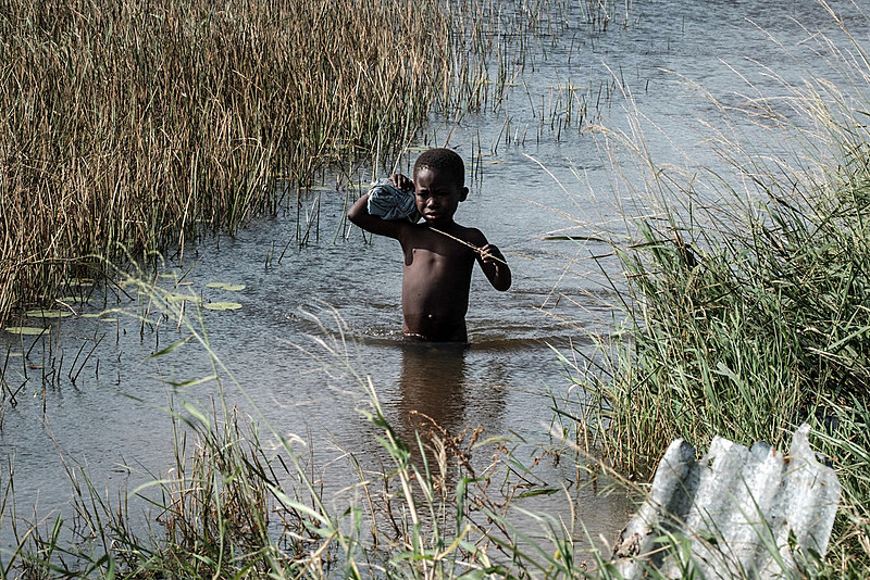 O Zimbábue e parte de Moçambique sofrem uma grave seca relacionada com as mudanças climáticas, que já destruiu a maior parte das colheitas