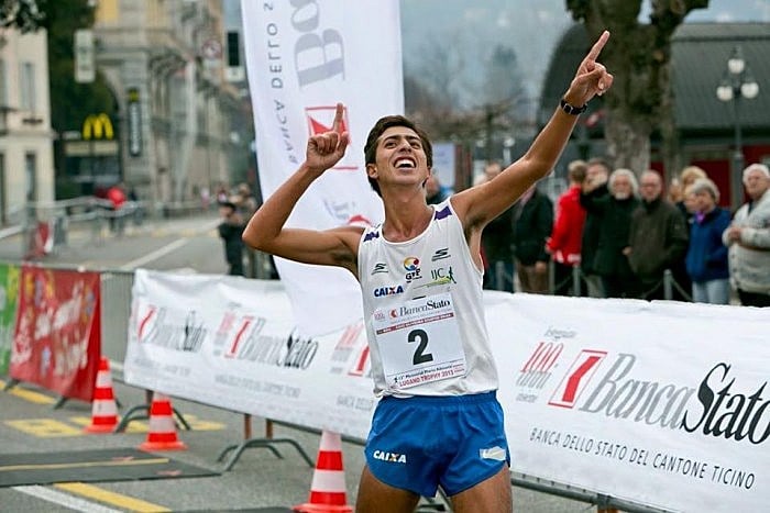 Caio completou a prova em 1h18min45, superando a própria marca que era 1h19min04