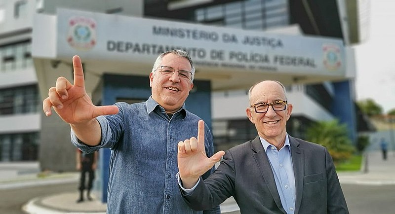 Rui Falcão e Alexandre Padilha visitam o companheiro de partido