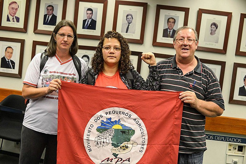 Leila Denise, Josi Costa e Sergio Görgen deram início à greve de fome logo após uma audiência pública que discutia os impactos da reforma