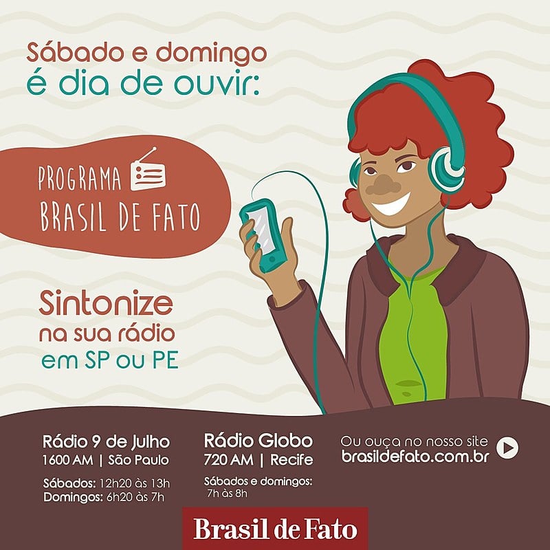 Programa Brasil de Fato em PE e SP estrearam no dia 4 de março