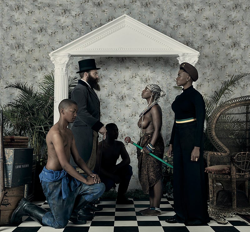 Obra "Genesis" –  do artista e ativista do Zimbábue Kudzanai Chiurai
