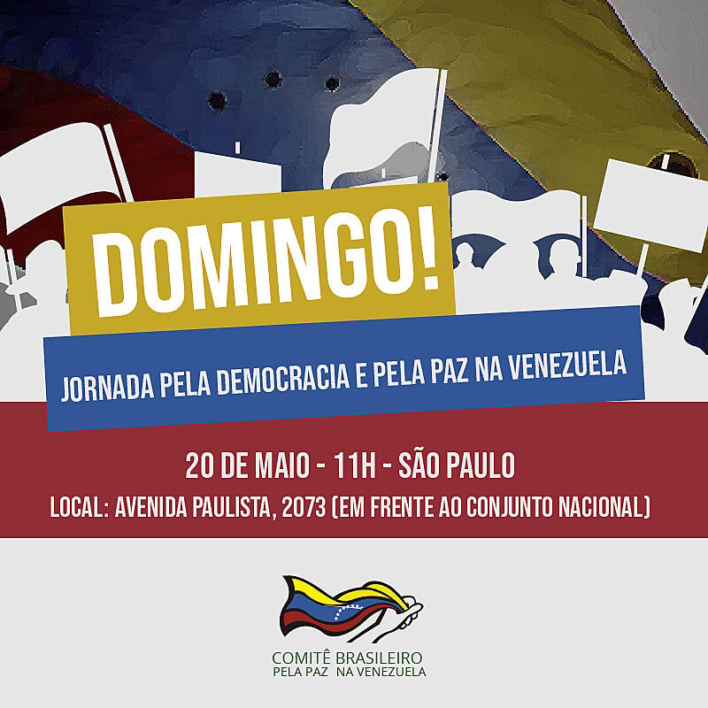 Evento está marcado para as 11h, em frente ao Conjunto Nacional