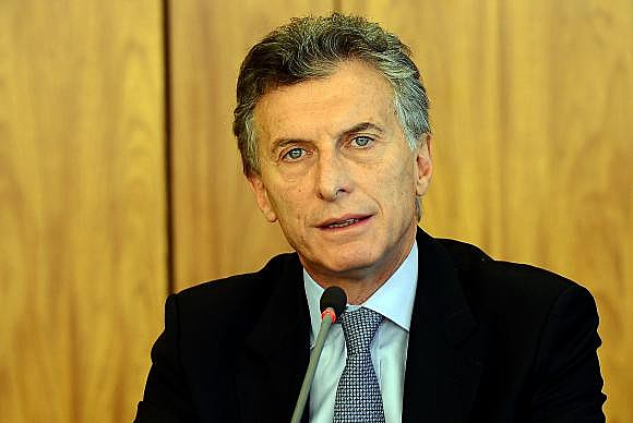O presidente da Argentina, Mauricio Macri