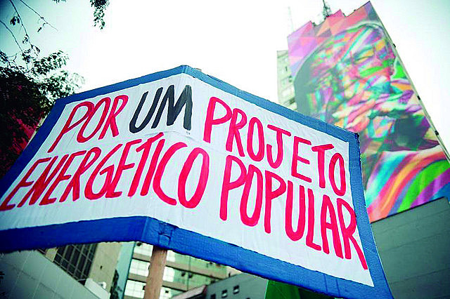 O povo vai tomando pra si a luta contra a privatização