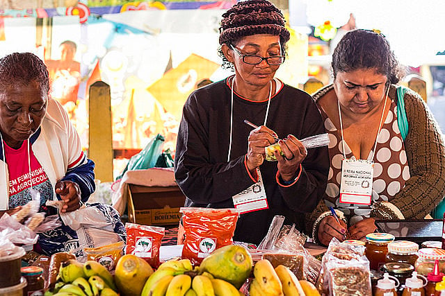 Feira Nacional Reforma Agrária que teve a segunda edição em São Paulo em maio de 2017