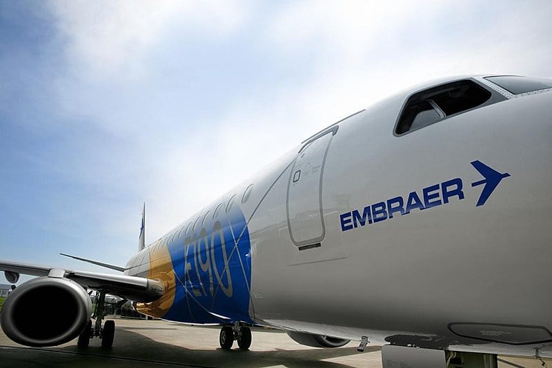 A Embraer foi a terceira maior exportadora do Brasil em 2017; o governo brasileiro é acionista especial da empresa