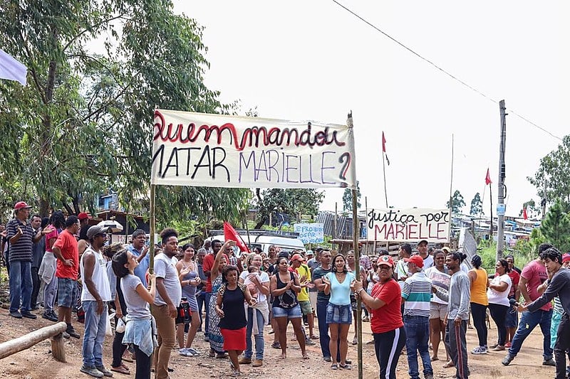 Homenagens à vereadora carioca Marielle Franco (PSOL) começaram pela manhã