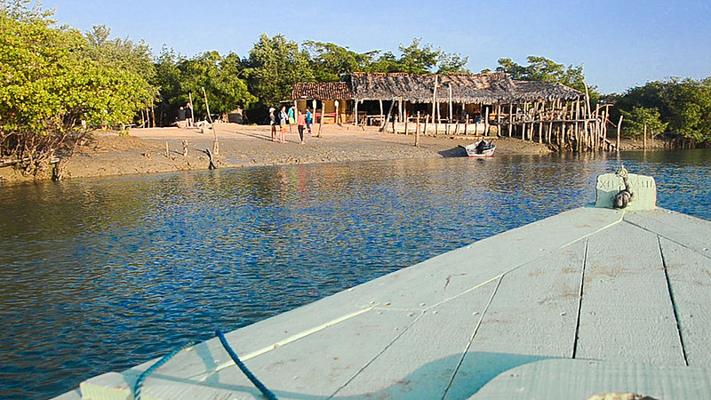 Chegada na Ilha das Ostras
