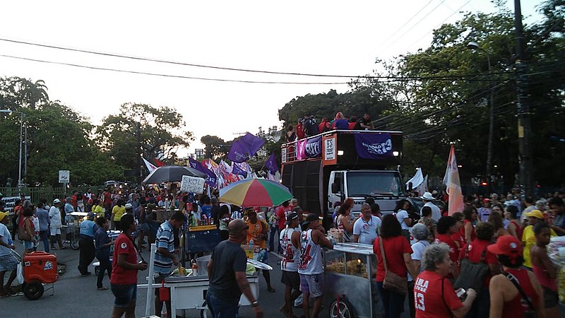O ato foi organizado por mulheres de diversos movimentos populares e organizações políticas