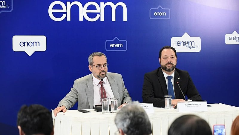 Erros foram apontados nas redes sociais pouco tempo após o ministro da Educação, Abraham Weintraub, afirmar que o exame foi um sucesso