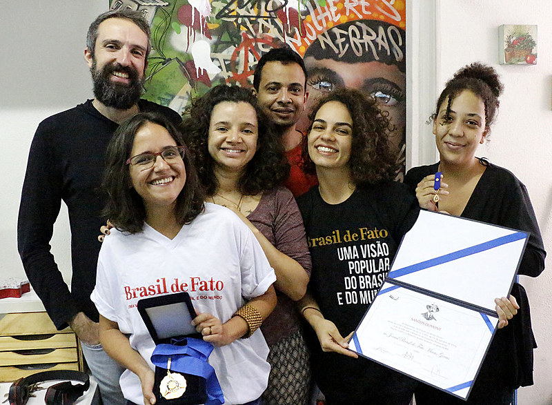 A premiação tem quatro graus: Colar, Ouro, Prata e Bronze. Ao Brasil de Fato, coube a medalha de ouro
