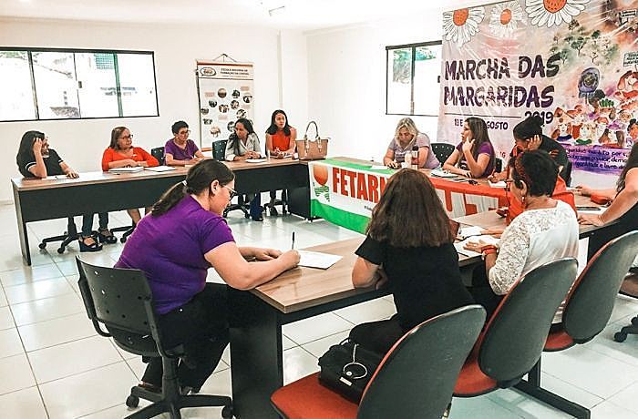 Mulheres sindicalistas se reuniram na Fetarn