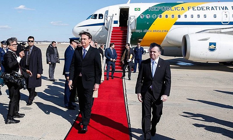 Jair Bolsonaro chega aos Estados Unidos nesse domingo (17), para uma visita de três dias