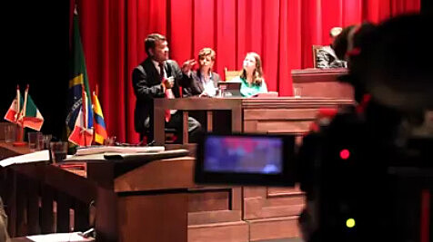 O Tribunal Internacional contou com representantes do meio jurídico de diversos locais do mundo