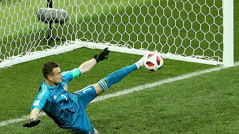 Desde a abertura para o capitalismo, a Rússia nunca tinha disputado a fase de mata-matas de uma Copa do Mundo de Futebol