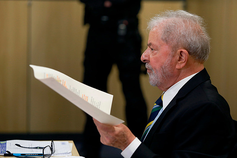 Ex-presidente Lula durante entrevista a agência Pública