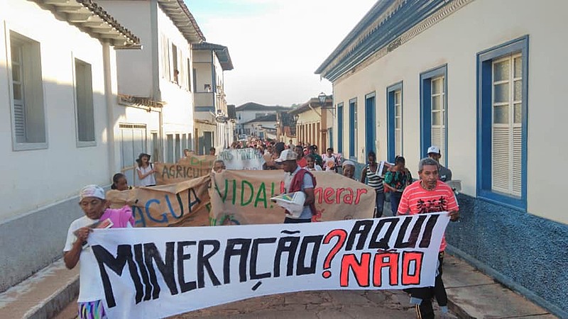 População do Serro se mobiliza contra o projeto de mineração da empresa Herculano
